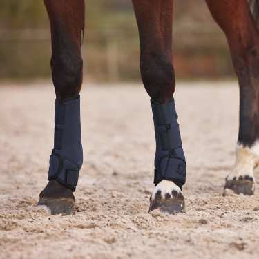 Geschlossene Gamaschen aus Neopren Horze Dunkelmarineblau Geschlossene Gamaschen aus Neopren Horze Dunkelmarineblau