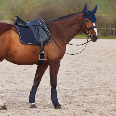 Geschlossene Gamaschen aus Neopren Horze Dunkelmarineblau Geschlossene Gamaschen aus Neopren Horze Dunkelmarineblau