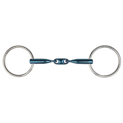 Gebiss 2 Ringe Metalab Eco Blue doppelt gebrochen
