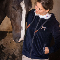 Sweat Zip Emy Velvet Pénélope