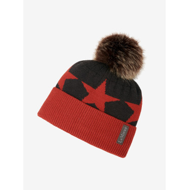 Cuffia con pompon LeMieux Sasha Sienna Rot Cuffia con pompon LeMieux Sasha Sienna Rot