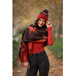 Cuffia con pompon LeMieux Sasha Sienna Rot Cuffia con pompon LeMieux Sasha Sienna Rot