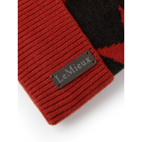 Cuffia con pompon LeMieux Sasha Rioja Lila