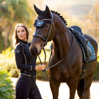 Fliegenhaube Rhone LeMieux Petrolblau