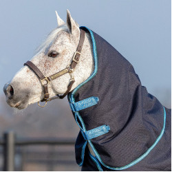 Halsteil Horseware Amigo® Bravo 12 Original 150g 1200D Marine / Türkis Blau