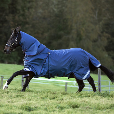 Horseware Rambo Optimo 3-in-1 Split Technologie Decken Denimblau
