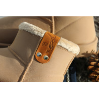 Pénélope Stiefel Karamell Braun