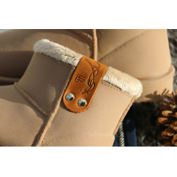 Pénélope Stiefel Karamell Braun