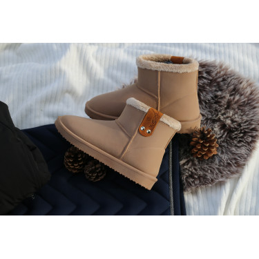 Pénélope Stiefel Karamell Braun