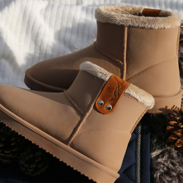 Pénélope Stiefel Karamell Braun