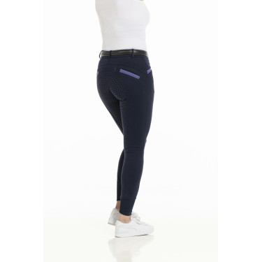 Equithème Kylie Reithose mit Silikon-Vollbesatz Marineblau Equithème Kylie Reithose mit Silikon-Vollbesatz Marineblau