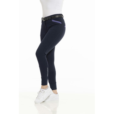 Equithème Kylie Reithose mit Silikon-Vollbesatz Marineblau Equithème Kylie Reithose mit Silikon-Vollbesatz Marineblau