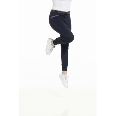 Equithème Kylie Reithose mit Silikon-Vollbesatz Marineblau Equithème Kylie Reithose mit Silikon-Vollbesatz Marineblau