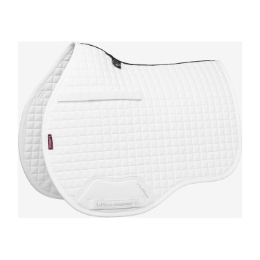 LeMieux GP Square Baumwollschabracke Weiß Wei&szlig;