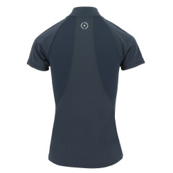 Poloshirt Equithème Emma Kurzarm Marineblau