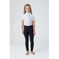 Reithose mit Vollbesatz Kinder Horze Aubrey Dunkelmarineblau Reithose mit Vollbesatz Kinder Horze Aubrey Dunkelmarineblau