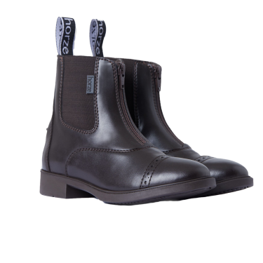Jodhpur-Stiefeletten mit Reißverschluss Horze Wexford Damen Braun Jodhpur-Stiefeletten mit Reißverschluss Horze Wexford Damen Braun