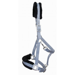 Synthetisches Schafhalfter T de T Grau / Schwarz