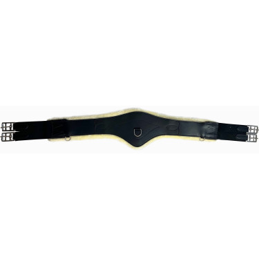 Anatomischer Ledergurt Schaf T de T Schwarz