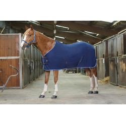 Polarfleece-Decke Riding World mit Kreuzgurten 230 g Polarfleece-Decke Riding World mit Kreuzgurten 230 g