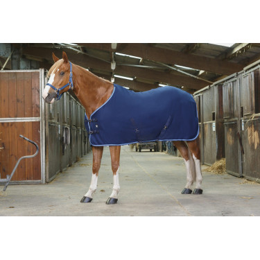 Polarfleece-Decke Riding World mit Kreuzgurten 230 g Polarfleece-Decke Riding World mit Kreuzgurten 230 g