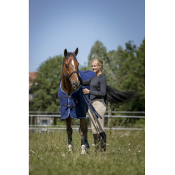Polarfleece-Decke Riding World mit Kreuzgurten 230 g Polarfleece-Decke Riding World mit Kreuzgurten 230 g