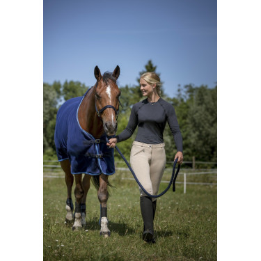 Polarfleece-Decke Riding World mit Kreuzgurten 230 g Polarfleece-Decke Riding World mit Kreuzgurten 230 g
