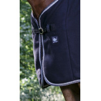 Fleecehemd Riding World Schwarz / Grau