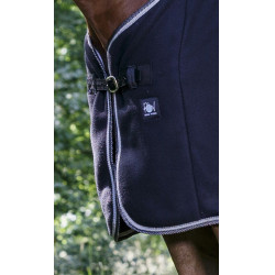 Fleecehemd Riding World Schwarz / Grau