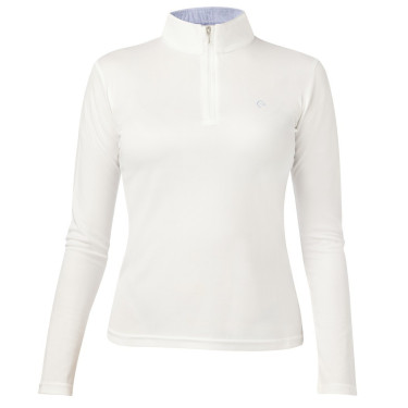 Polo Equi-Theme Mesh manches longues coupe cintrée