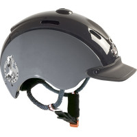 Reithelm Casco Nori Schwarz / Einhorn