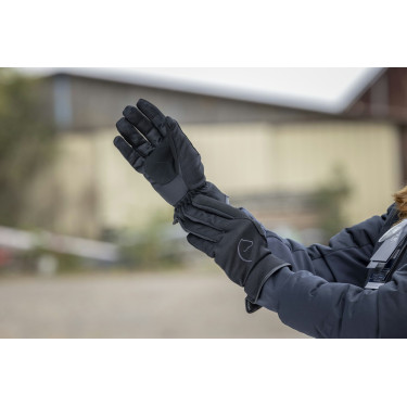 Equithème Flocon Handschuhe Schwarz Equithème Flocon Handschuhe Schwarz