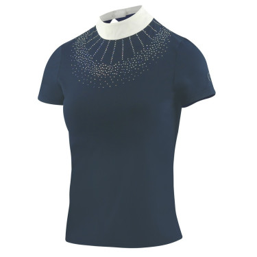 Polo Equithème London Kurzarm Marineblau