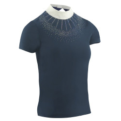 Polo Equithème London Kurzarm Marineblau