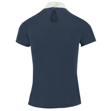 Polo Equithème London Kurzarm Marineblau