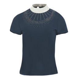 Polo Equithème London Kurzarm Marineblau