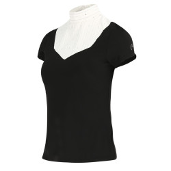 Polo Equithème Lerma Kurzarm Schwarz