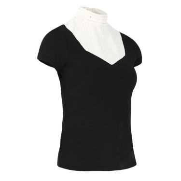 Polo Equithème Lerma Kurzarm Schwarz