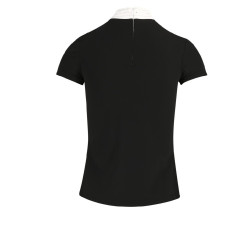 Polo Equithème Lerma Kurzarm Schwarz