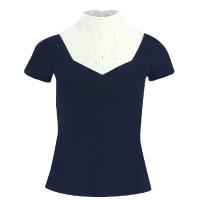 Polo Equithème Lerma Kurzarm Marineblau