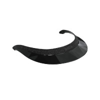 Vizier voor helm Naca GlowUp Glänzend schwarz / schwarz