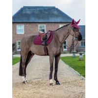 Tapis LeMieux EuroJump Soft Shell antidérapant Bordeaux