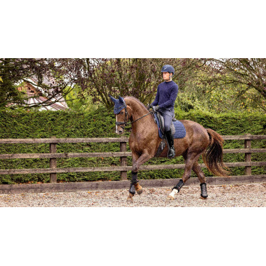 LeMieux Dressur Softshell Satteldecke rutschfest Marineblau LeMieux Dressur Softshell Satteldecke rutschfest Marineblau