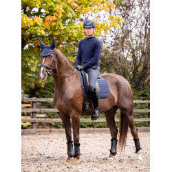 LeMieux Dressur Softshell Satteldecke rutschfest Marineblau LeMieux Dressur Softshell Satteldecke rutschfest Marineblau