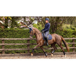 LeMieux Dressur Softshell Satteldecke rutschfest Marineblau LeMieux Dressur Softshell Satteldecke rutschfest Marineblau