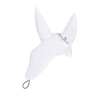 Langes Fliegenohrennetz Equestro Weiß