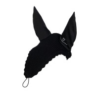 Langes Fliegenohrennetz Equestro Schwarz