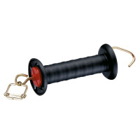 Poignée de barrière avec raccord pour ruban AKO Noir