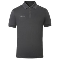 Technik-Poloshirt Covalliero Graphit Grau Technik-Poloshirt Covalliero Graphit Grau