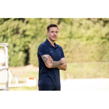 Technik-Poloshirt Covalliero Marineblau